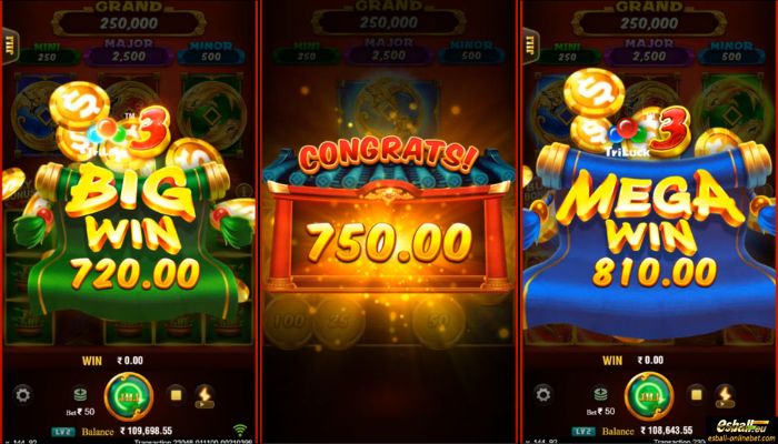 3 Coin Treasures Big Win 3 Coin Treasures Big Win