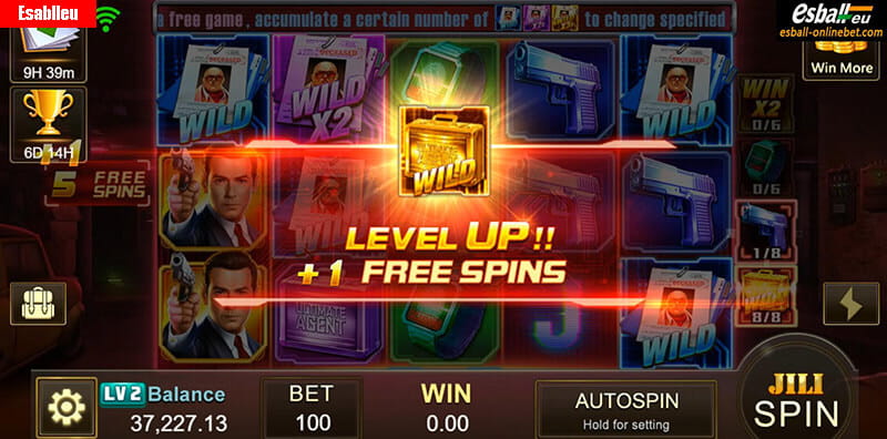 Agent Ace Slot Machine Free Spins Bonus