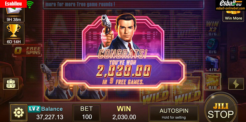 Agent Ace Slot Machine Free Spins Bonus