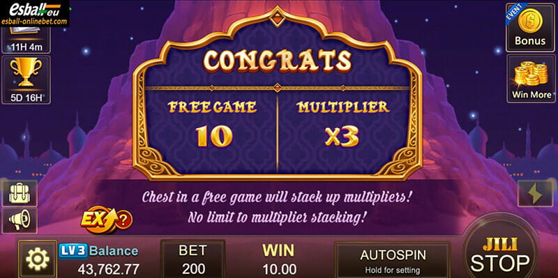 Alibaba Slot Machine Free Spins Bonus