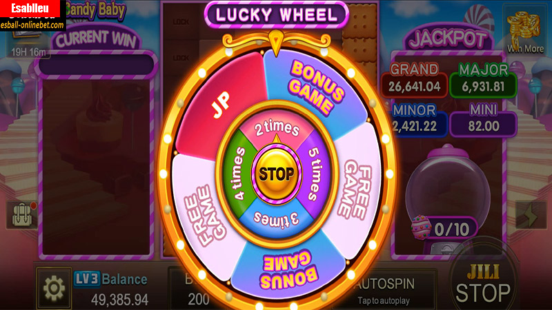Candy Baby Slot Machine Bonus Game 1