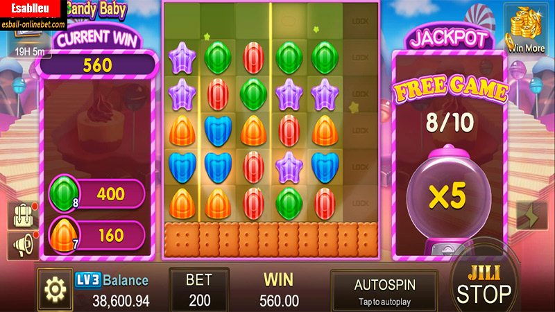 Candy Baby Slot Machine Bonus Game 5