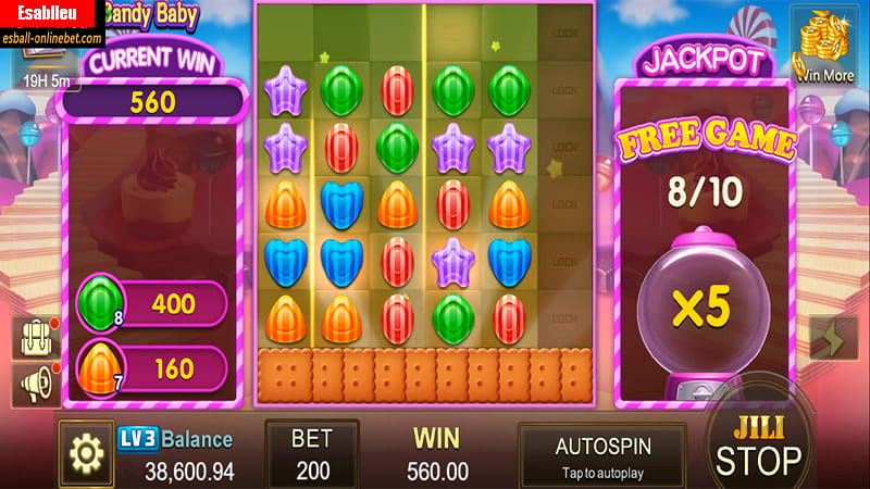 Candy Baby Slot Machine Bonus Game 5
