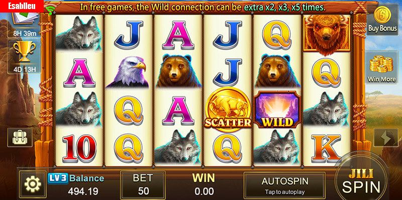 JILI Charge Buffalo Slot Machine, Free Spins Easy Big Win
