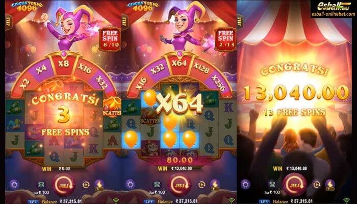 Circus Joker 4096 Slot Free Spins Feature Circus Joker 4096 Slot Free Spins Feature