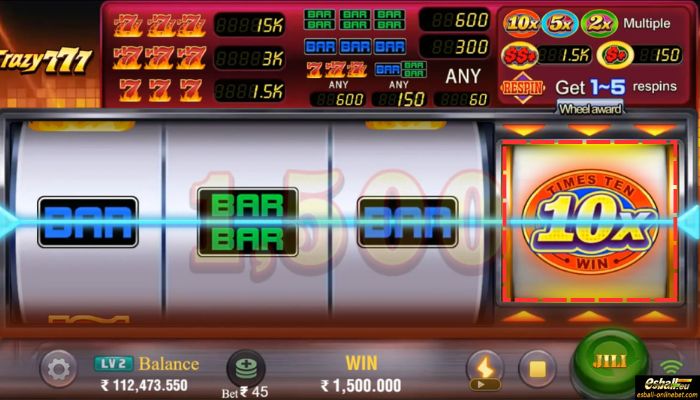 Crazy 777 Slot 10X, 5X, 2X Crazy 777 Slot 10X, 5X, 2X