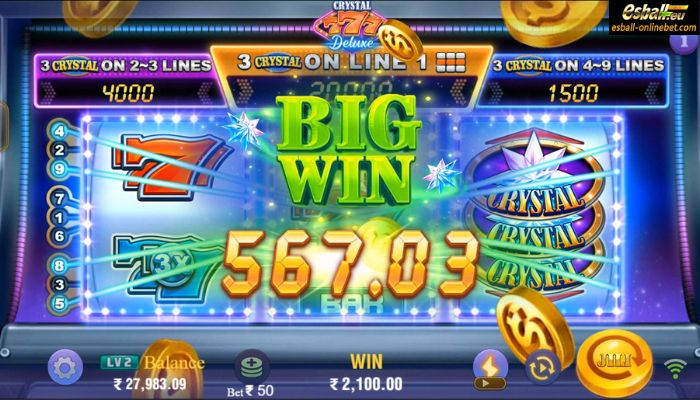 Crystal 777 Deluxe Slot Big Win Crystal 777 Deluxe Slot Big Win