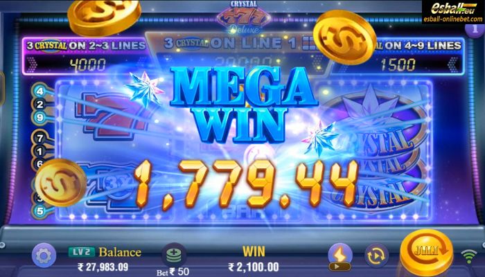 Crystal 777 Deluxe Slot Big Win Crystal 777 Deluxe Slot Big Win