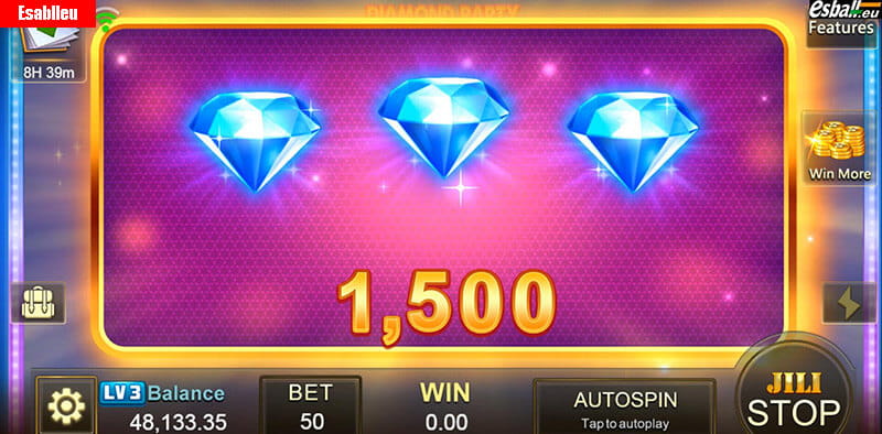 Diamond Party Slot Machine Diamond Reward