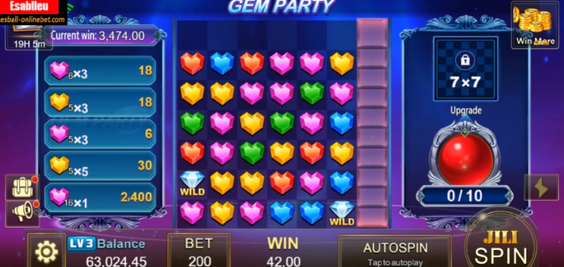 How To Play Gem Party Slot Machine