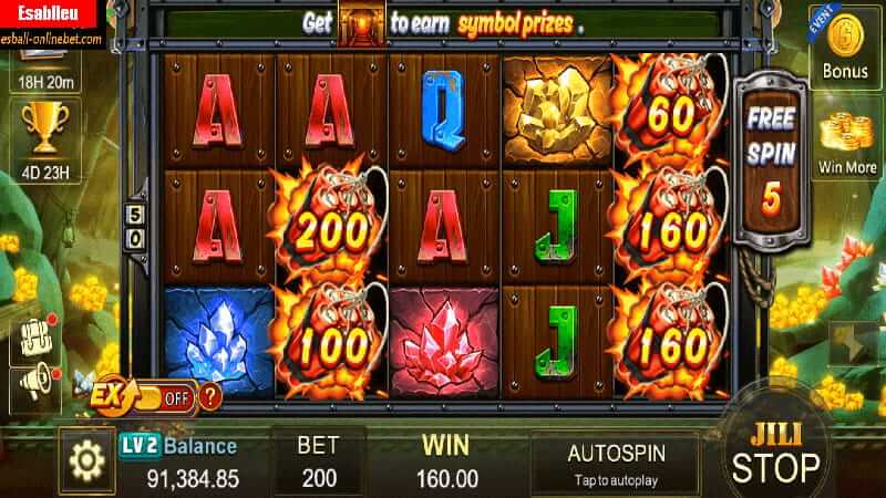 Gold Rush Slot Machine Bonus Game