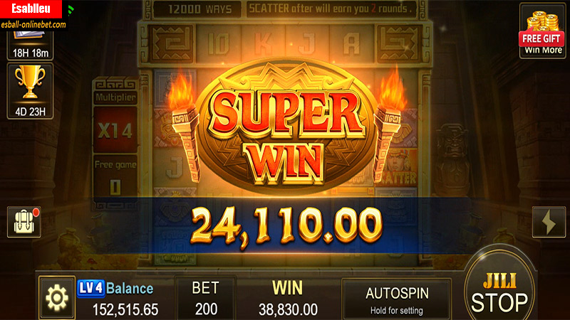 Golden Empire Slot Machine Super Win