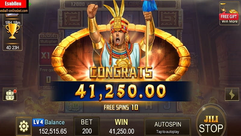 Golden Empire Slot Machine Free Spins Bonus Game 4