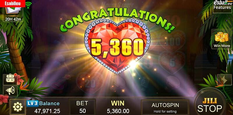 Hawaii Beauty Slot Machine Big Win