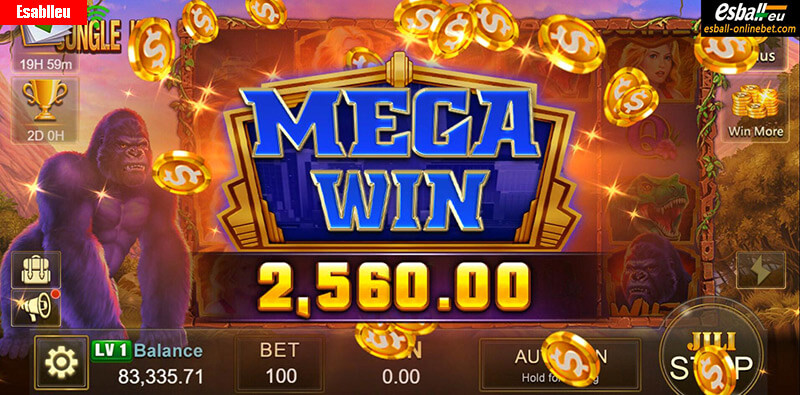 Jungle King Slot Machine Big Win