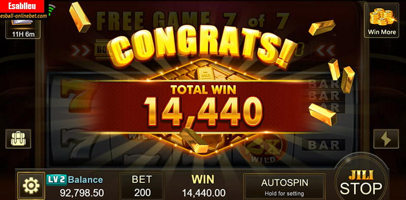 Lucky Goldbricks Slot Machine Bonus Game