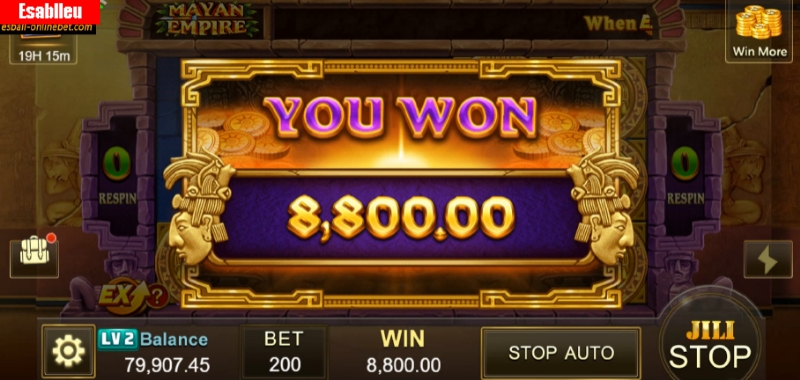 JILI Mayan Empire Slot Machine Big Win