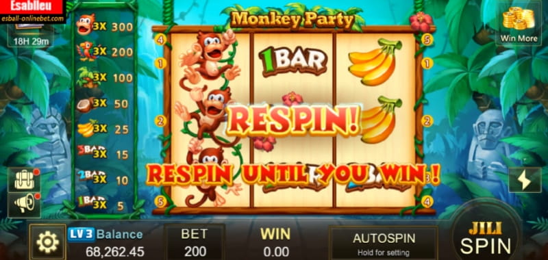 Monkey Party Slot Machine