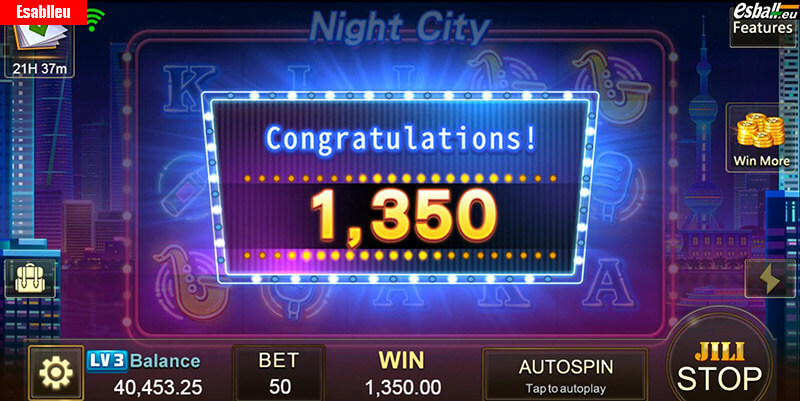 Night City Slot Machine Big Win