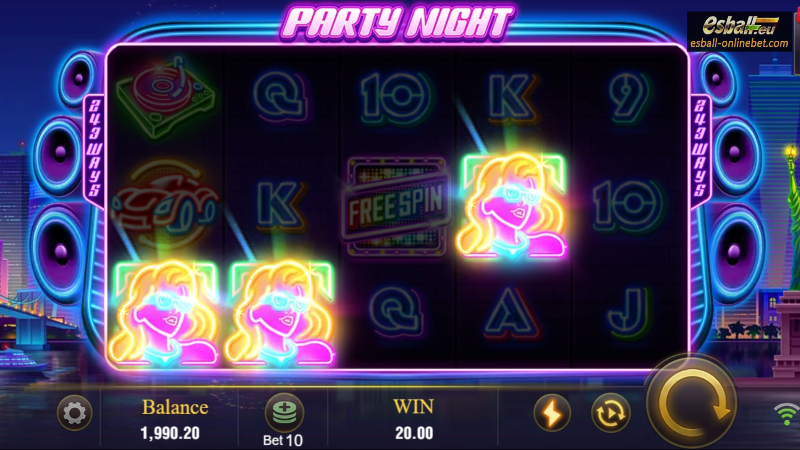 Jili Party Night Slot Machine Online Demo Free Play