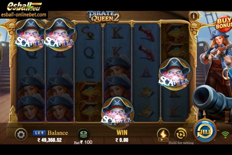 Jili Pirate Queen 2 Free Spins