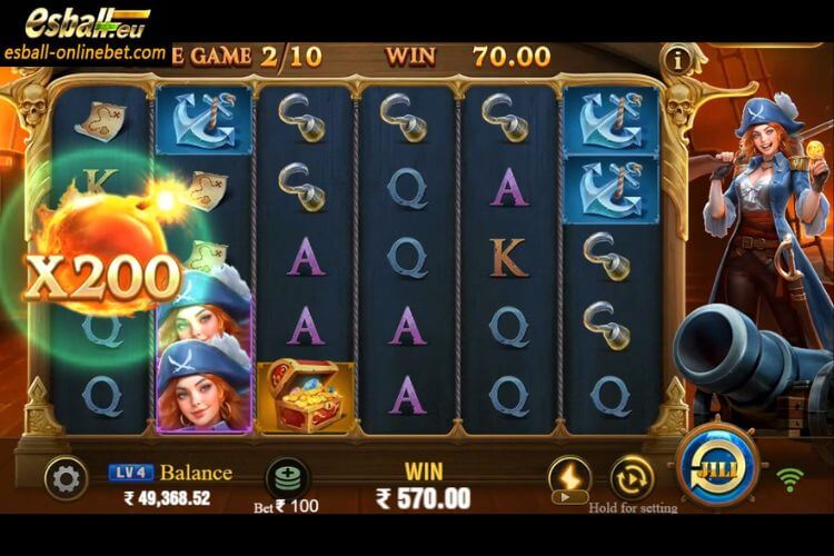 Pirate Queen 2 Free Spins