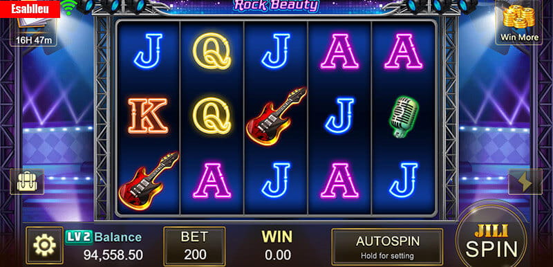 Rock Beauty Slot Machine