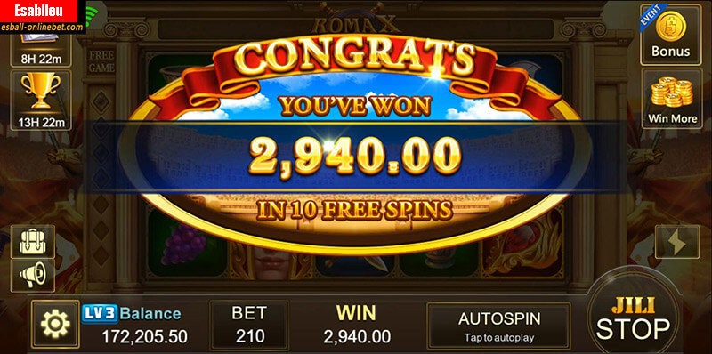 Romax Slot Machine Big Win