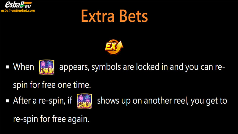JILI Samba Slot Machine Extra Bets