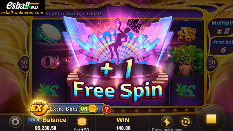 JILI Samba Slot Machine Free Spips Game 2