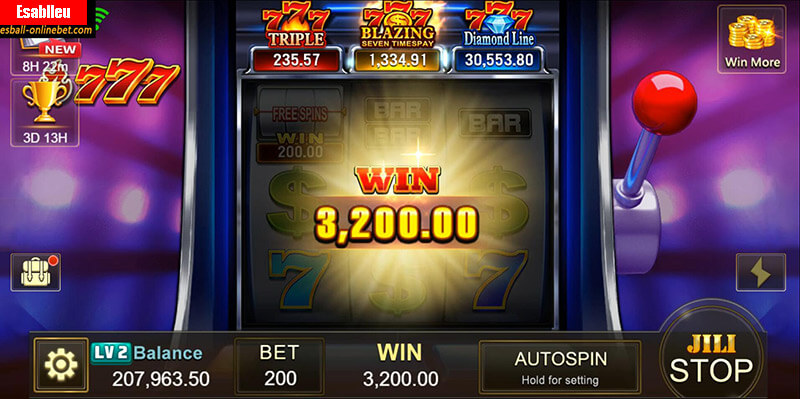 Seven Seven Seven Slot Machine Super Win