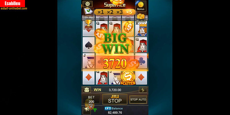 JILI Online Casino Super Ace Slot Machine Big Win