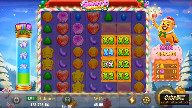 Jili Sweet Land Slot Machine Game Rules and Paytable