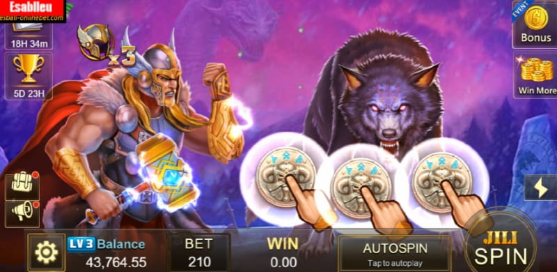 Thor X Slot Machine Bonus Game2