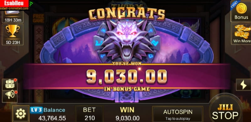 Thor X Slot Machine Bonus Game3
