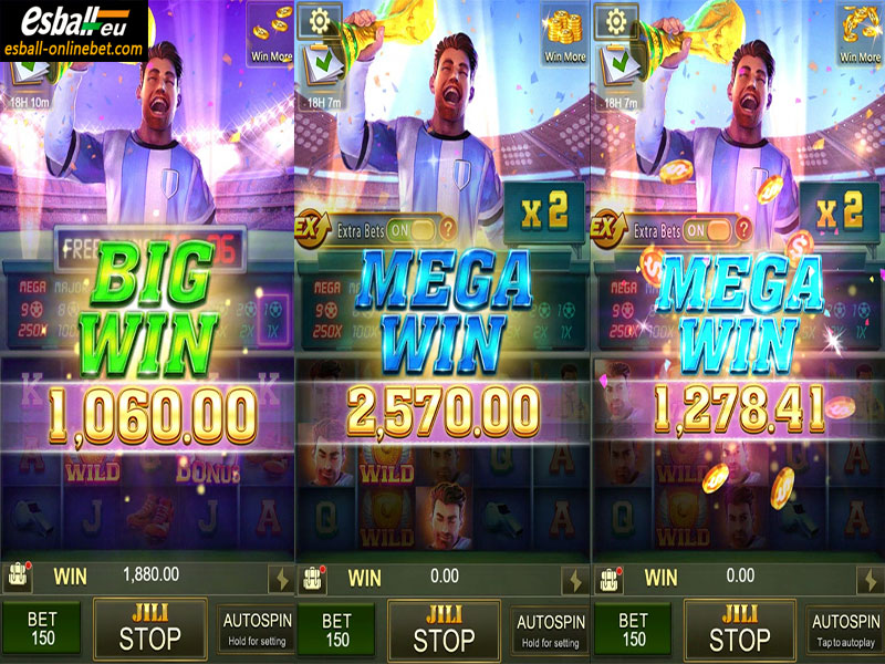 JILI World Cup Slot Machine Big Win