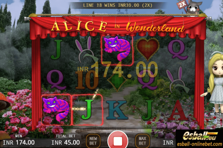 Alice in Wonderland Slots Big Win