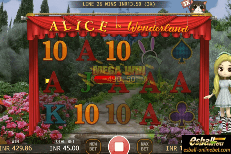 Alice in Wonderland Slots Big Prize