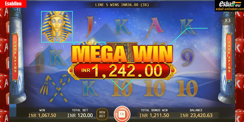 Egyptian Empress Slot Machine Free Spins Bonus