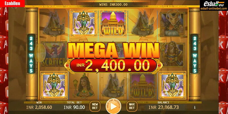 Egyptian Mythology Slot Machine Free Spins Bonus