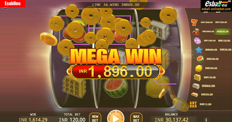 Fantasy 777 Slot Machine Big Win