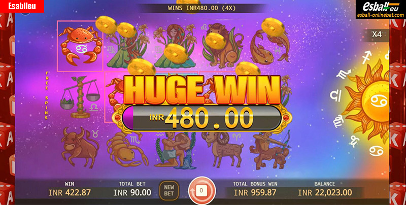 Horoscope Slot Machine Free Spins Bonus