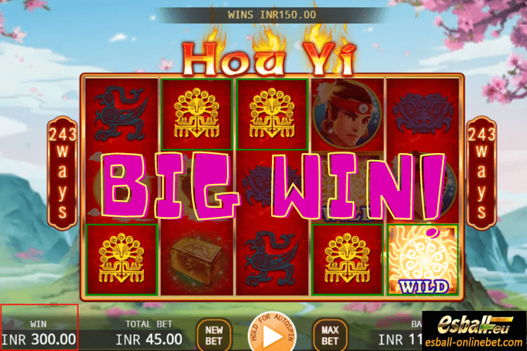 Hou Yi Slot Game Big Win