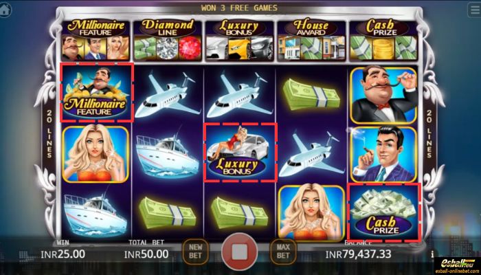 Millionaires Slot Game-In-Game Scatter Millionaires Slot Game-In-Game Scatter