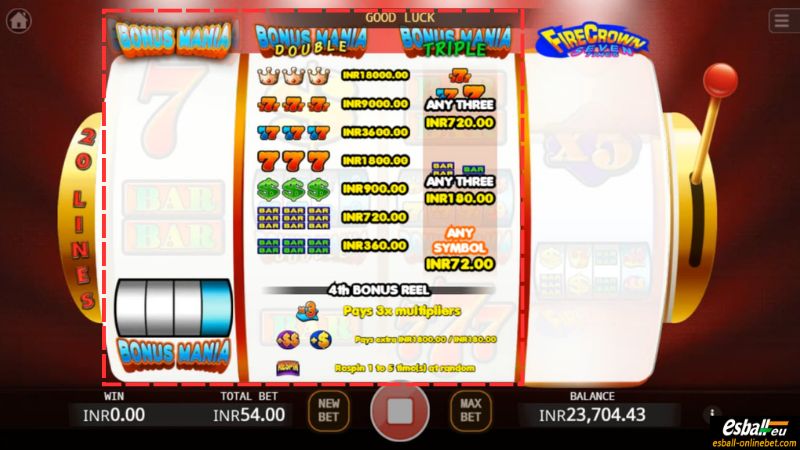 Super Bonus Mania Slot Bonus Mania Super Bonus Mania Slot Bonus Mania