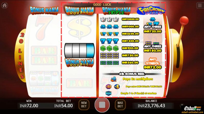 Super Bonus Mania Slot Bonus Mania Double Super Bonus Mania Slot Bonus Mania Double