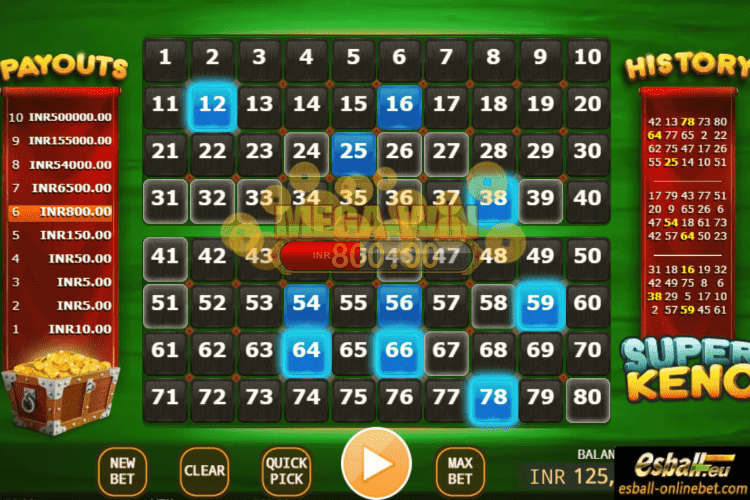Super Keno Big Win Super Keno Big Win
