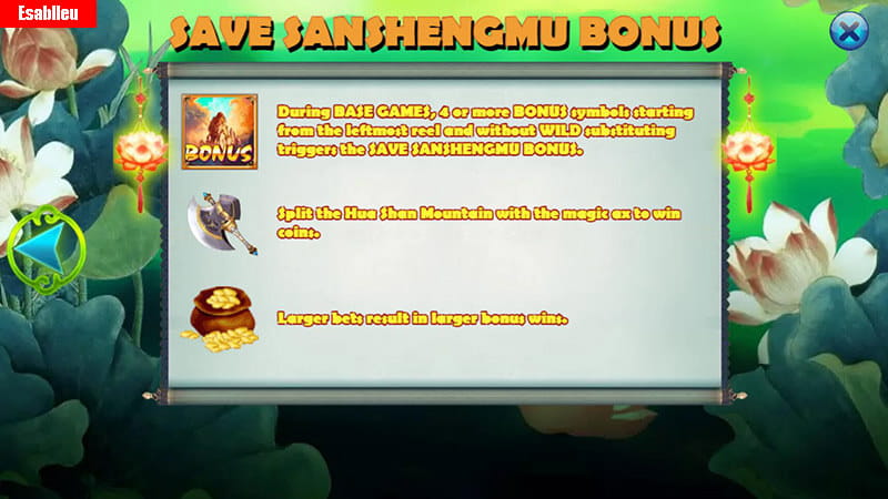 The Lotus Lamp Slot Machine Bonus Features