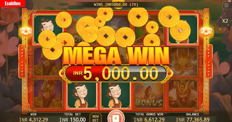 The Lotus Lamp Slot Machine Free Spins Bonus