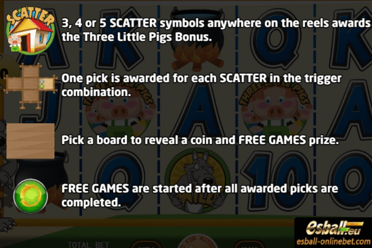 Three Little Pigs Slot Bonus
